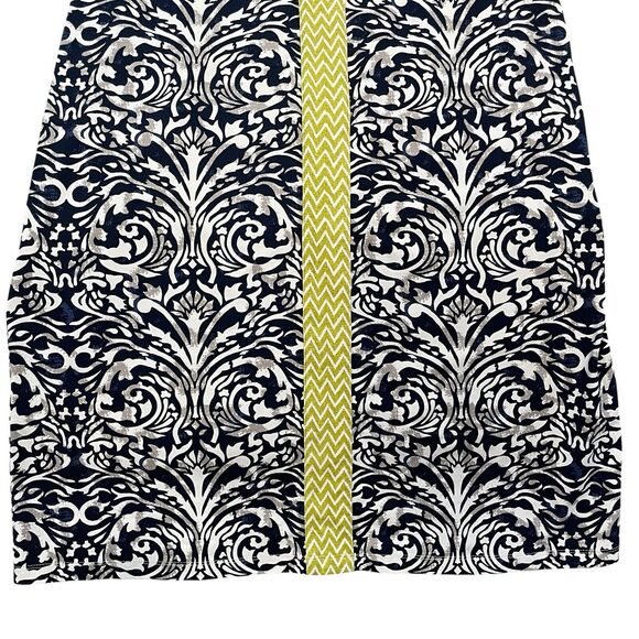 J. McLaughlin Catalina Cloth Dress Women's Size Large Front Keyhole Preppy - Picture 3 of 12